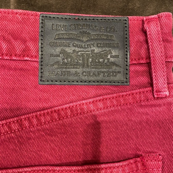 LEVI’S BARREL WOMEN'S JEANS size 30 inseam 24” color senorita pink - Picture 6 of 12
